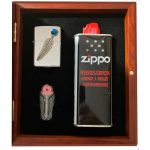 Special Edition Zippo Feder in Holzbox - Restposten nur noch wenige verfügbar