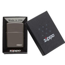 Zippo Black Ice mit Logo 60001213