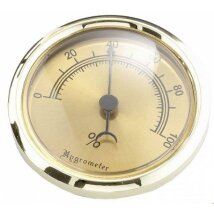 Hygrometer gold 7.0 cm