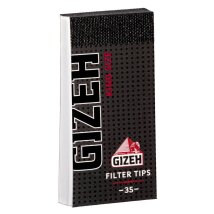 GIZEH Black Filter Tips Regular 24x35