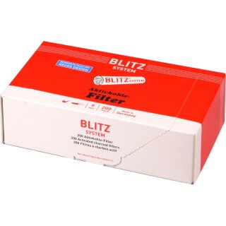 Blitz System Aktivkohlefilter 9mm 200er