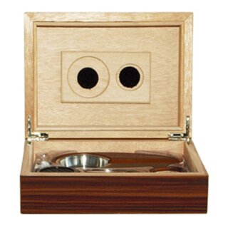 Humidor-Set braun