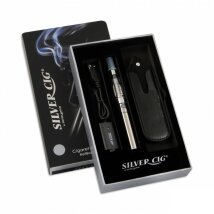 SILVERCIG E-Zigarette eGo de Luxe silber