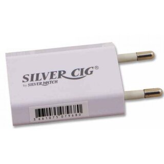 SILVERCIG USB Ladestecker weiß