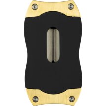 COLIBRI Cigarrenabschneider V-Cut 23mm gold/schwarz