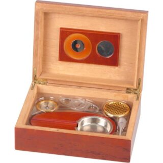 Humidor-Set Rosenholzfurnier