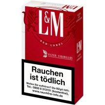 L&M Filter Cigarillos Tobacco Red Label (10x17)
