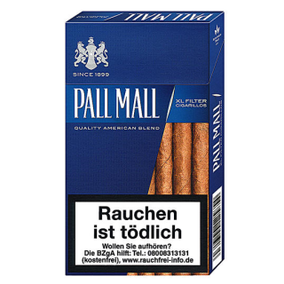 PALL MALL Blue XL Filter Cigarillos mit Naturdeckblatt  (10x17)