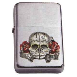 Z-Plus Feuerzeug Skull Lucky 13