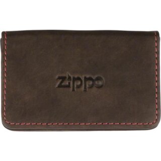 Zippo Visitenkartentasche Leder mocca 2005141