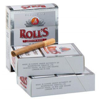 ROLLS Exclusiv White Naturdeckblatt  (8x23)