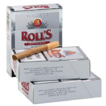 ROLLS Exclusiv White Naturdeckblatt  (8x23)