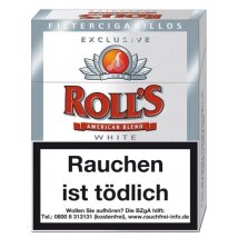 ROLLS Exclusiv White Naturdeckblatt  (8x23)