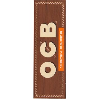 OCB Unbleached Virgin Paper 50x50 Bl.