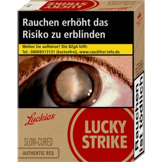 LUCKY STRIKE Authentic Red XXL 9,00 Euro (10x21)