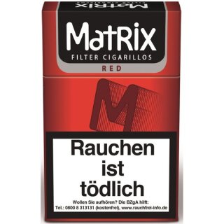 MATRIX Red Eco Cigarillos Naturdeckblatt  (10x17)