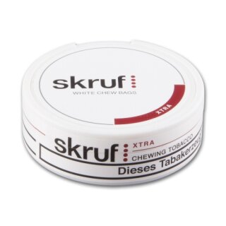 SKRUF Xtra White Chewing Bags Kautabak (20 gr.)