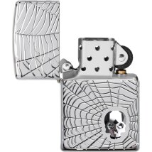 Zippo Spiderweb Skull 60004904