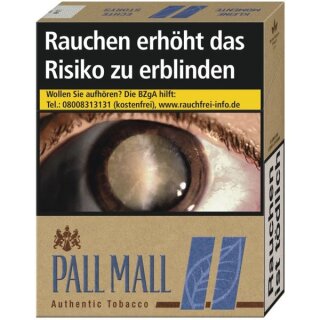 PALL MALL Authentic Blue XXL 9,00 Euro (12x22)