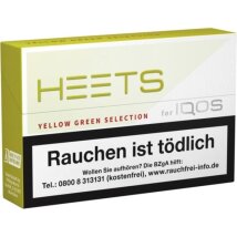 HEETS Yellow Green Selection Tobacco Sticks