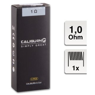 UWELL Caliburn G Verdampferkern 1,0Ohm 4er