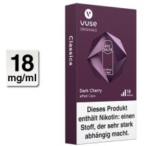 VUSE Pro Pod Dark Cherry 18mg 2er