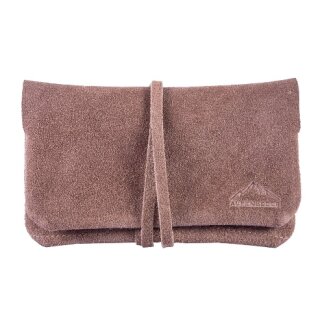 Feinschnitttasche Leder biscut suede