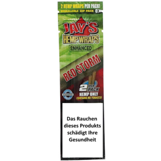 Juicy Hemp Blunt Wraps, Inh. 2 Blunts Red Storm (Kirschkuchen)