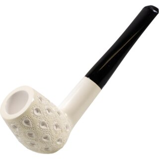 Block Meerschaumpfeife Billiard large graviert