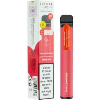 ELFBAR E-Shisha 600 Pink Lemonade 20mg/ml