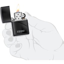 Zippo Black Hexagon 60005297