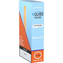 VQUBE E-Shisha Plus 600 Peach Ice Tea 0mg/ml