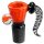 Black Leaf Bong Glaskopf orange 18.8mm