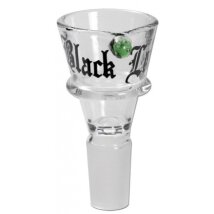 Black Leaf Bong Glaskopf klar 14.5mm