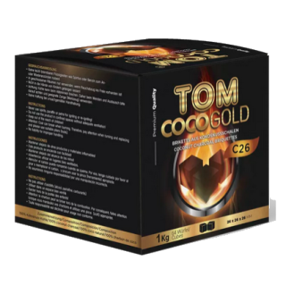 Tom Coco Gold C26 Wasserpfeifenkohle 1kg