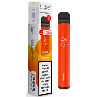 ELFBAR E-Shisha 600 Mango 20mg/ml