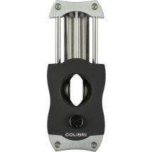 COLIBRI Cigarrenabschneider V-Cut 23mm chrom/schwarz