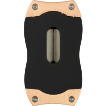 COLIBRI Cigarrenabschneider V-Cut 23mm rosegold/schwarz