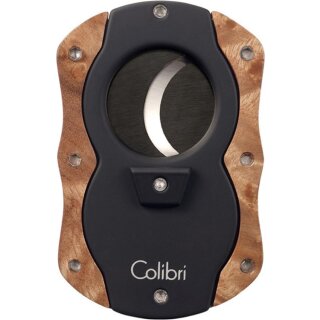 COLIBRI Cigarrenabschneider Cut-Wood dunkelbraun 22mm