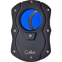 COLIBRI Cigarrenabschneider Cut schwarz/blau 22mm