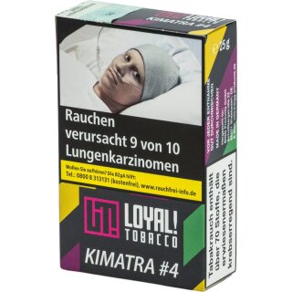 Loyal Tobacco Wasserpfeifentabak KiMaTra #4 (Kiwi, Maracuja, Traube) 25g