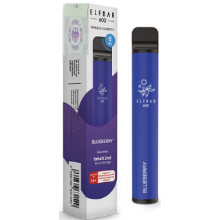 ELFBAR E-Shisha 600 Blueberry 0mg/ml