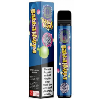 187 Einweg E-Shisha Babba Huppa (Kaugummi, Blaue Himbeere) 20mg