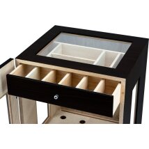 Humidorschrank Sevenson schwarz matt