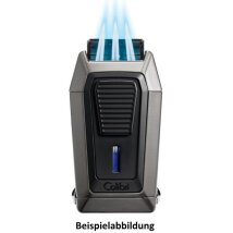 COLIBRI Zigarrenfeuerzeug Quantum rot/schwarz