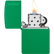 Zippo Sky green mit Logo 60006628