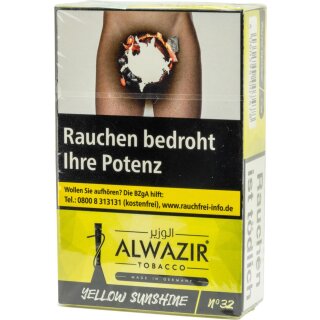 ALWAZIR Yellow Sunshine No.32 (Limette, Zitrone, Zuckerrohr) (20 gr.)