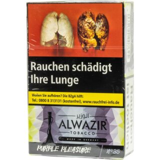 ALWAZIR Purple Pleasure No.35 (Johannisbeere, schwarze Traube, Zuckerrohr) (20 gr.)