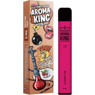 AROMA KING E-Shisha AK700+ Classic Lychee Ice nikotinfrei