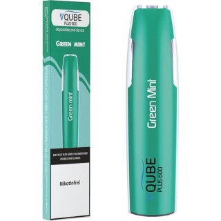 VQUBE E-Shisha Plus 600 Green Mint 0mg/ml